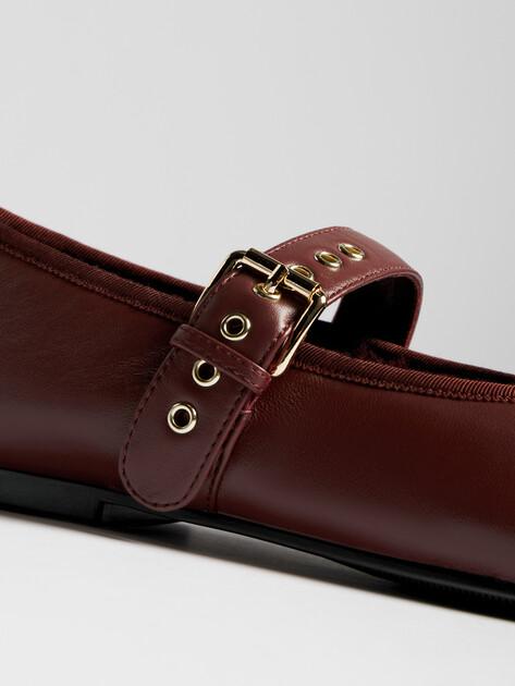 TENDANCE Mary Jane ballet flats (genuine leather)