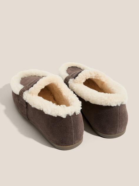 TENDANCE Loafers (natural suede/natural fur)