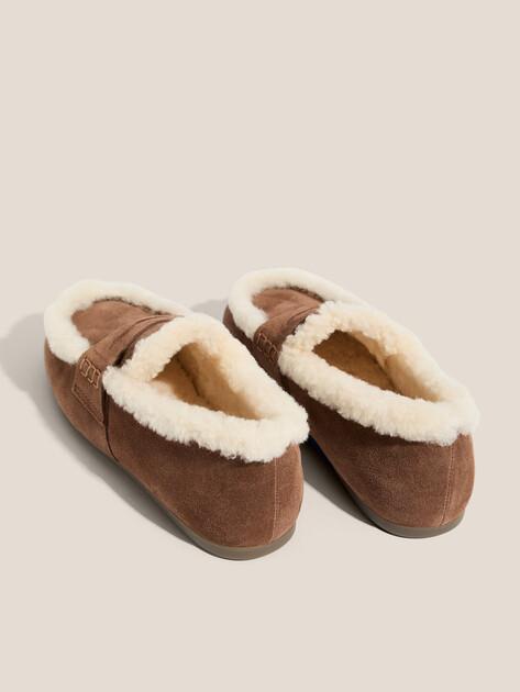 TENDANCE Loafers (natural suede/natural fur)