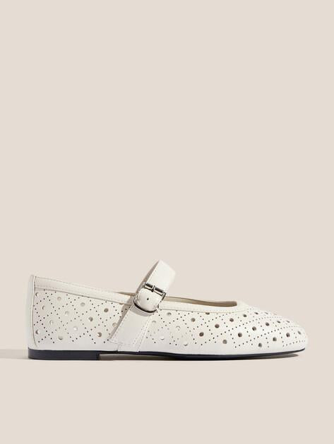 TENDANCE Mary Jane ballet flats (genuine leather)