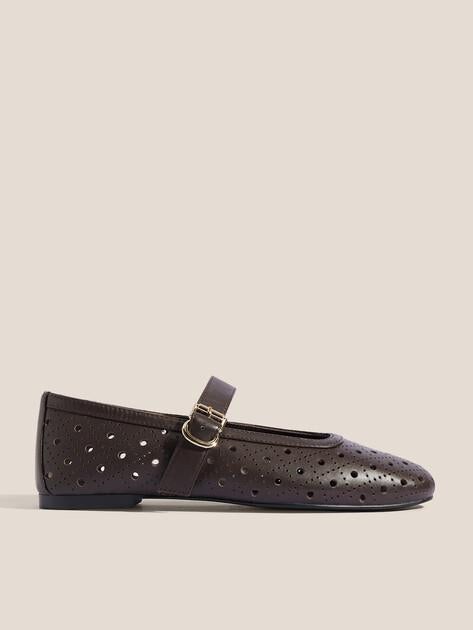 TENDANCE Mary Jane ballet flats (genuine leather)