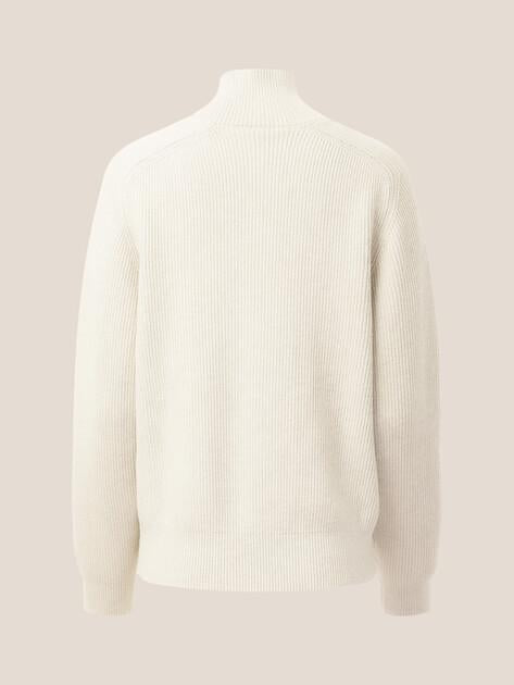MAISON DAVID Cardigan (natural wool/cotton)