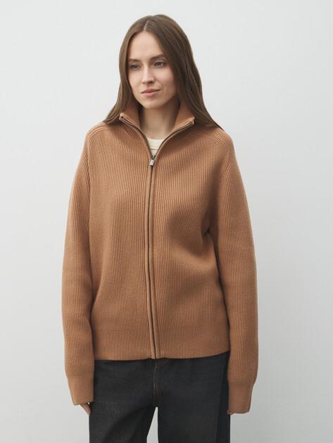 MAISON DAVID Cardigan (natural wool/cotton)