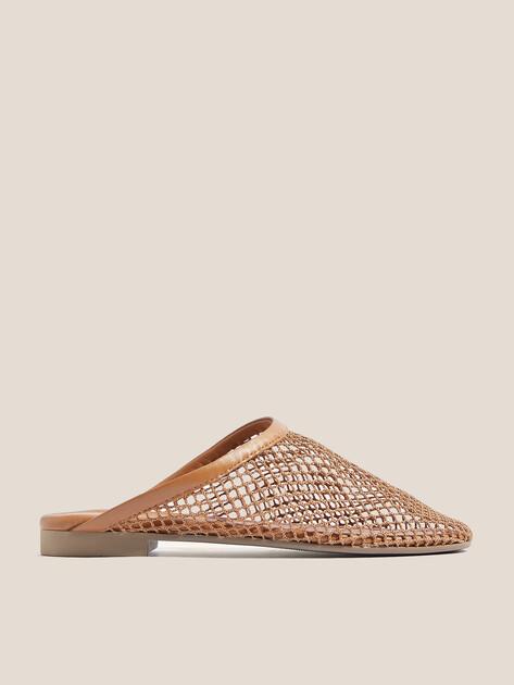 TENDANCE Slippers (textile/genuine leather)