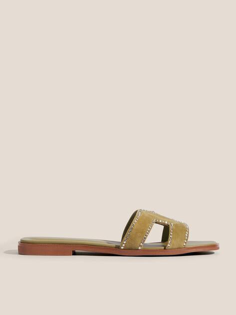 TENDANCE Slippers (natural suede)