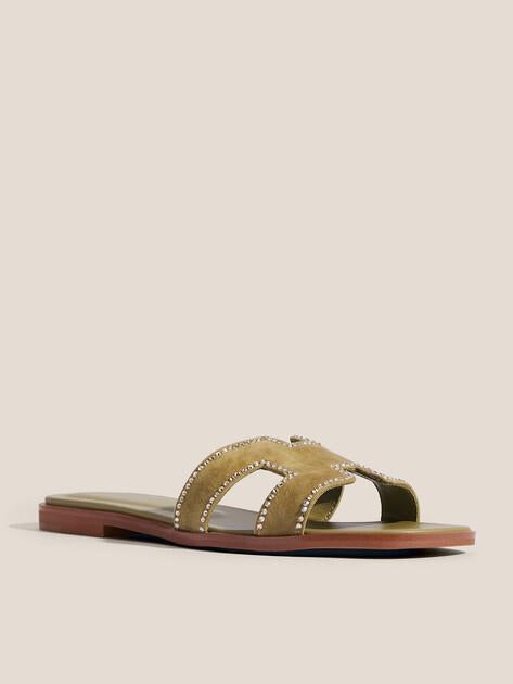 TENDANCE Slippers (natural suede)