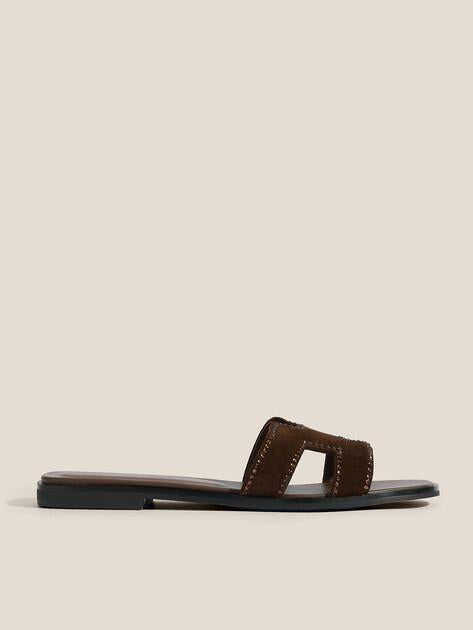 TENDANCE Slippers (natural suede)