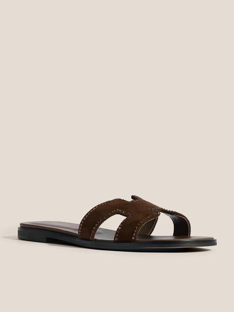 TENDANCE Slippers (natural suede)