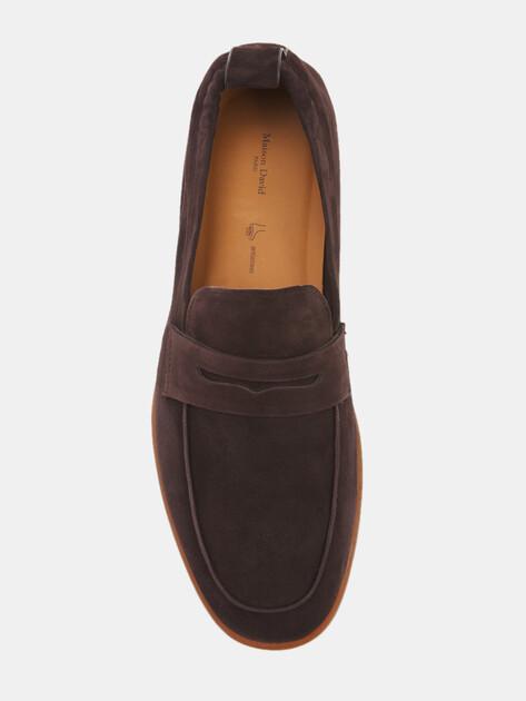 MAISON DAVID Loafers (natural suede/natural rubber sole)
