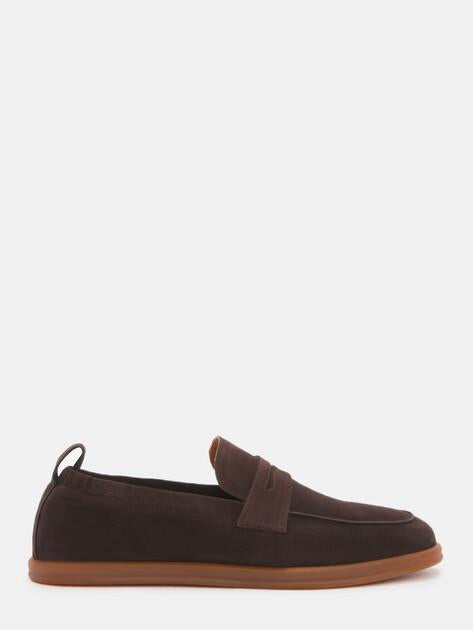 MAISON DAVID Loafers (natural suede/natural rubber sole)