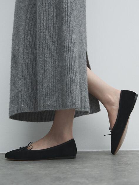 TENDANCE Ballet flats (natural suede)