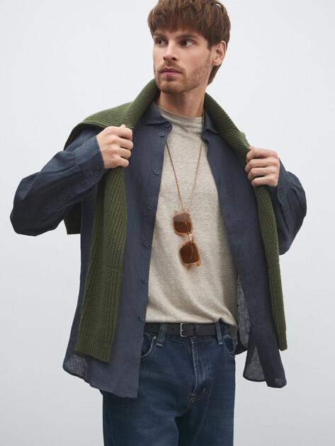 MAISON DAVID T-shirt (linen)