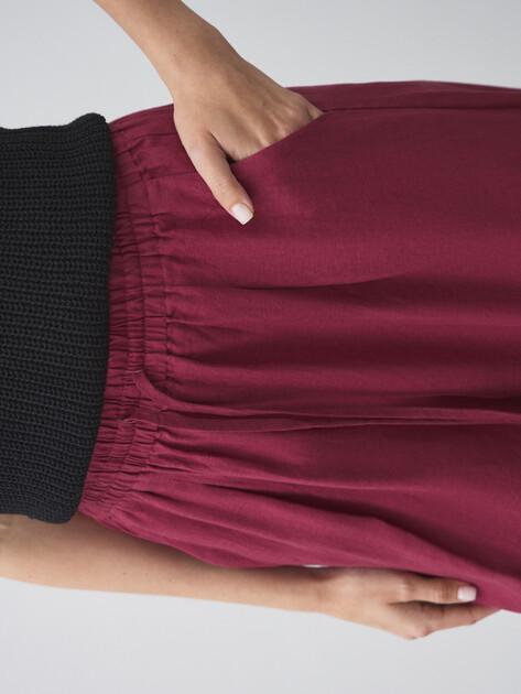 MAISON DAVID Palazzo trousers (linen)