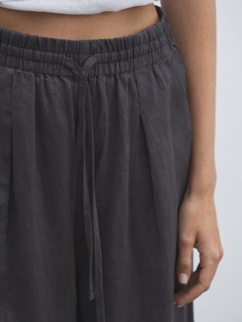 MAISON DAVID Palazzo trousers (linen)