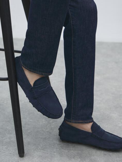 TENDANCE Moccasins (natural suede)