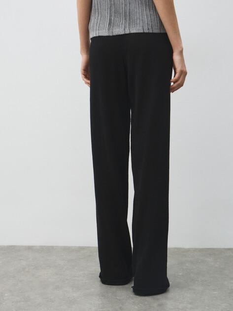 MAISON DAVID Wide-leg trousers (viscose/polyester)