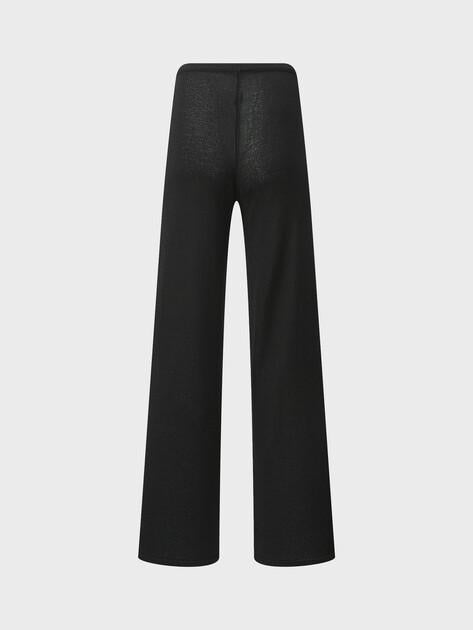 MAISON DAVID Wide-leg trousers (viscose/polyester)