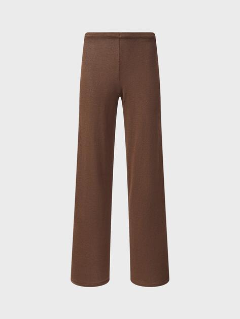 MAISON DAVID Wide-leg trousers (viscose/polyester)