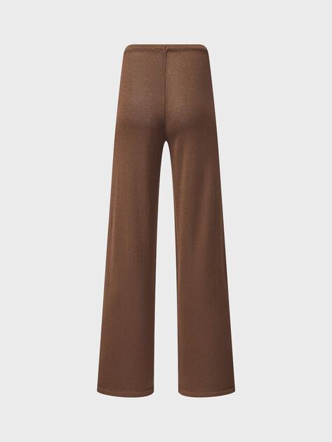 MAISON DAVID Wide-leg trousers (viscose/polyester)