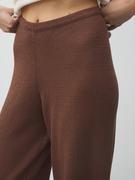 MAISON DAVID Wide-leg trousers (viscose/polyester)