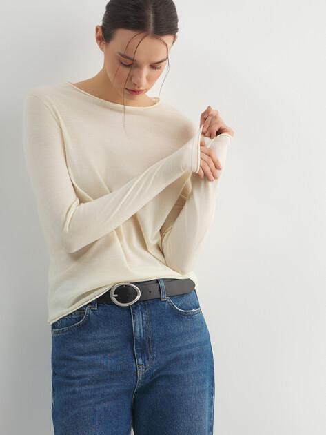 MAISON DAVID Jumper (natural wool)