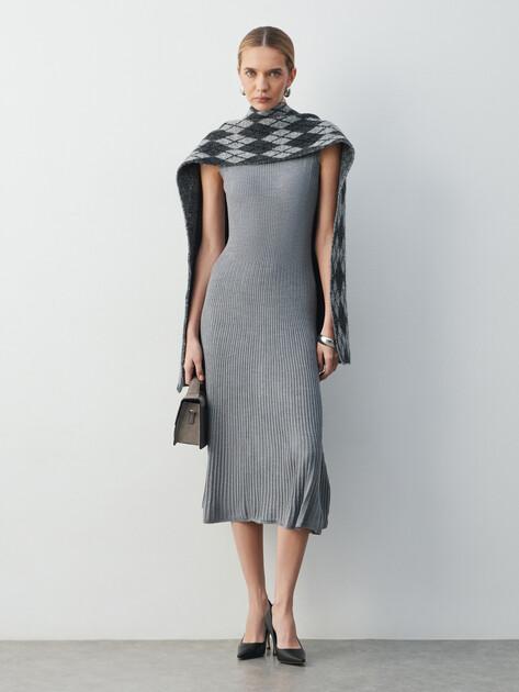 MAISON DAVID Dress (acrylic/natural wool)