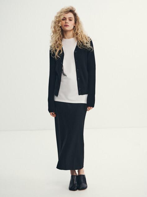 MAISON DAVID Cardigan (natural wool/cashmere)