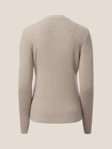 MAISON DAVID Cardigan (natural wool/cashmere)
