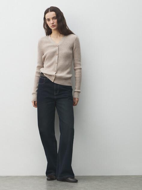 MAISON DAVID Cardigan (natural wool/cashmere)