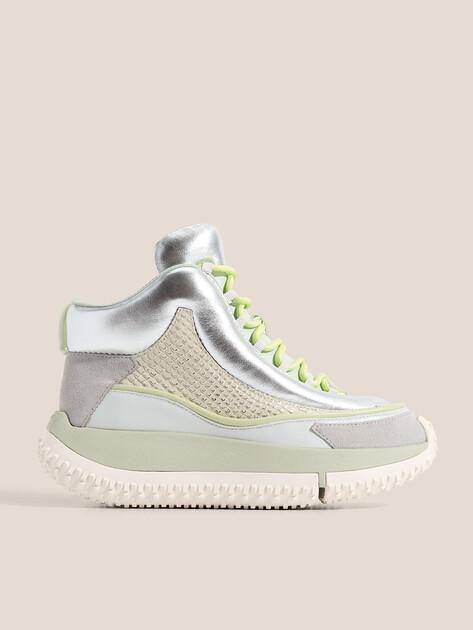 4CCCCCEES High-top Kapok Goni sneakers (genuine leather)