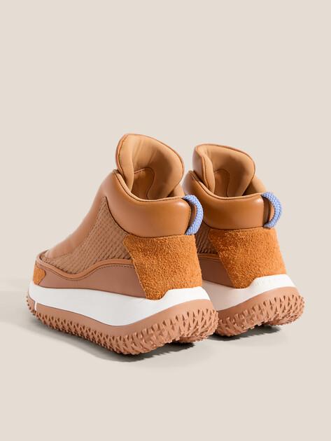 4CCCCCEES High-top Kapok Goni sneakers (genuine leather)