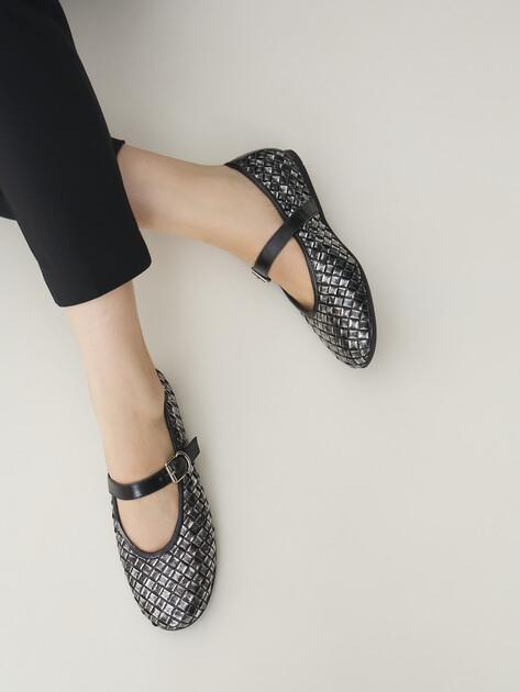 TENDANCE Mary Jane ballet flats (genuine leather)