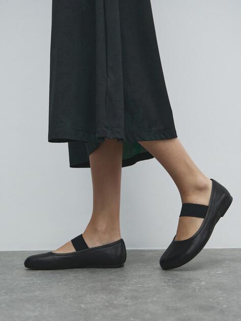 TENDANCE Mary Jane ballet flats (genuine leather)