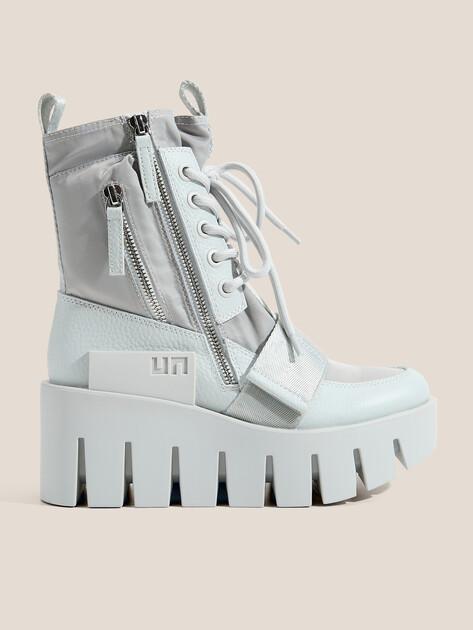 UNITED NUDE Grip Combat Lo Ankle Boots (genuine leather/textile)