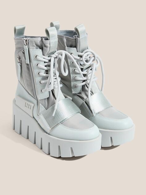 UNITED NUDE Grip Combat Lo Ankle Boots (genuine leather/textile)