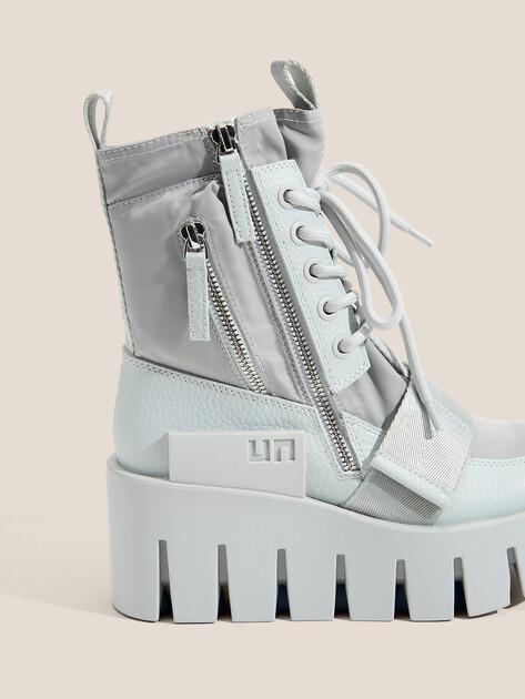 UNITED NUDE Grip Combat Lo Ankle Boots (genuine leather/textile)