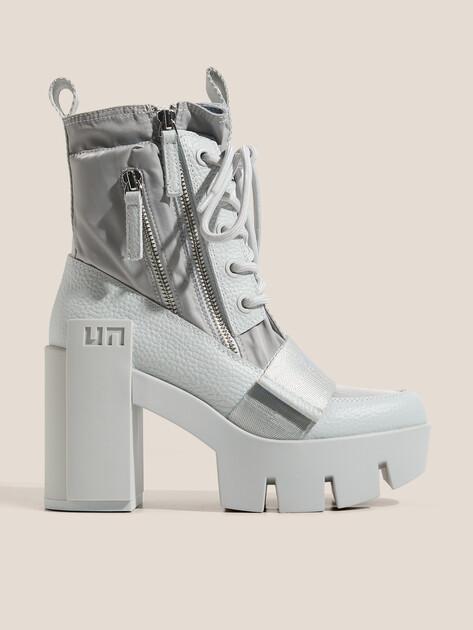 UNITED NUDE Grip Combat Mid Ankle Boots (genuine leather/textile)