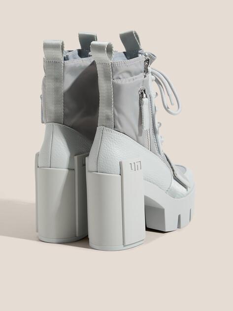 UNITED NUDE Grip Combat Mid Ankle Boots (genuine leather/textile)