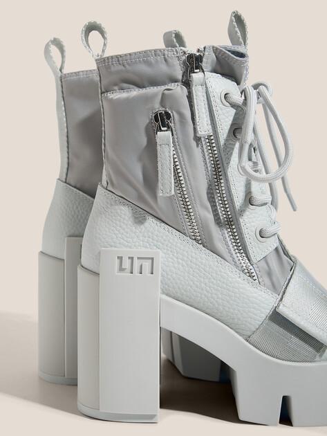 UNITED NUDE Grip Combat Mid Ankle Boots (genuine leather/textile)