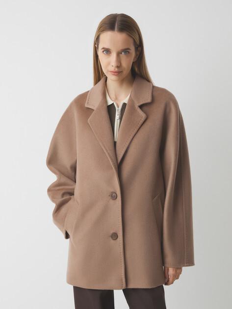 MAISON DAVID Short coat (natural wool)