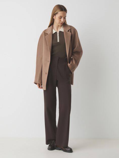 MAISON DAVID Short coat (natural wool)