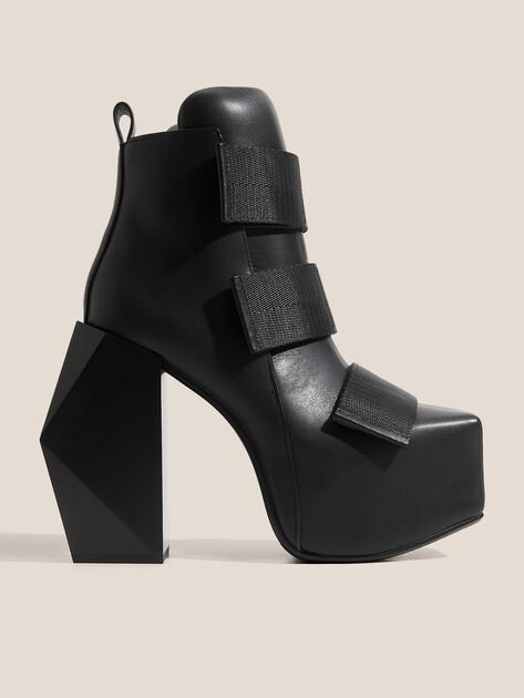 UNITED NUDE Stage Tron Ankle Boots (genuine leather/textile)