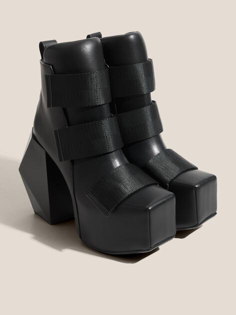 UNITED NUDE Stage Tron Ankle Boots (genuine leather/textile)