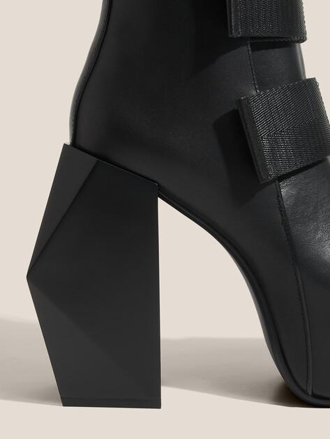UNITED NUDE Stage Tron Ankle Boots (genuine leather/textile)