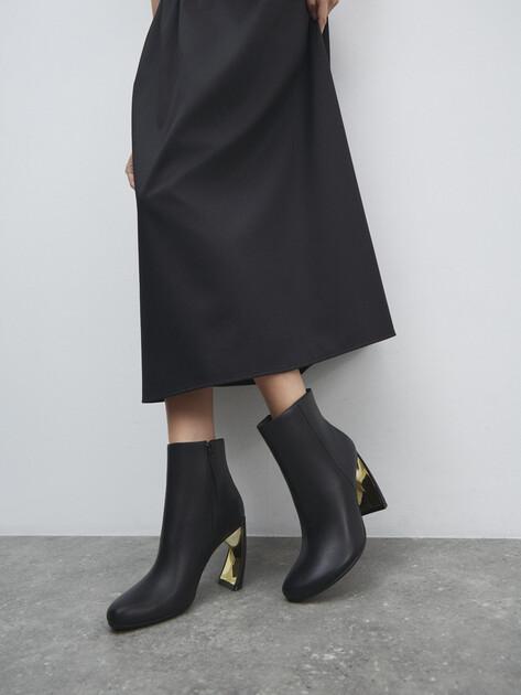UNITED NUDE Zuma Bootie Hi Ankle Boots (genuine leather)
