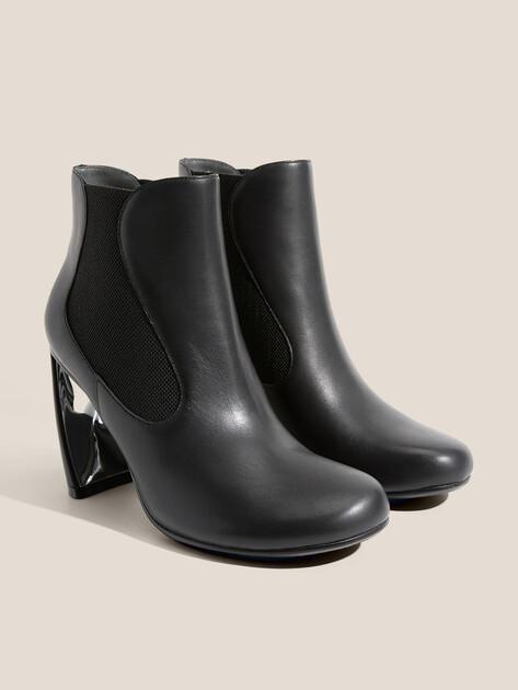 UNITED NUDE Zuma Flow Hi Ankle Boots (genuine leather/textile)
