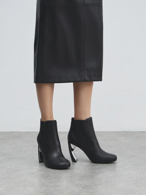 UNITED NUDE Zuma Flow Hi Ankle Boots (genuine leather/textile)