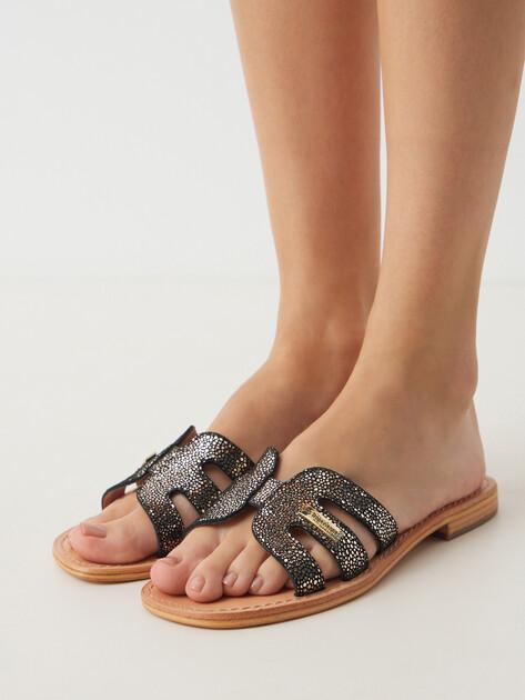 LES TROPEZIENNES Flip-flops (upper and sole made of genuine leather)