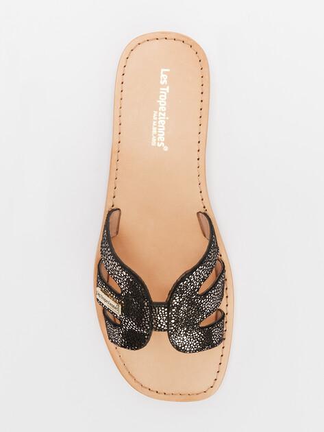 LES TROPEZIENNES Flip-flops (upper and sole made of genuine leather)