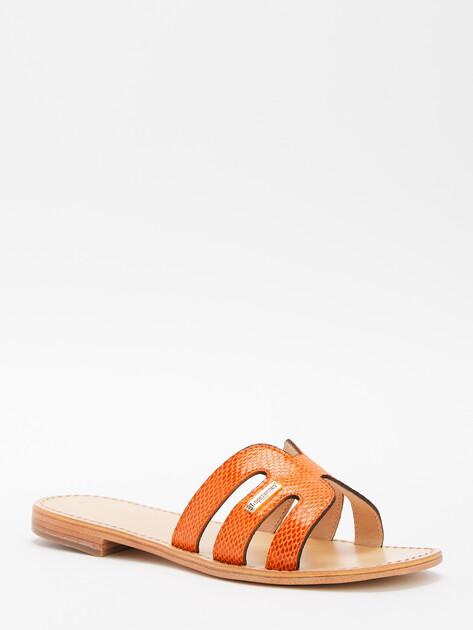 LES TROPEZIENNES Flip-flops (upper and sole made of genuine leather)